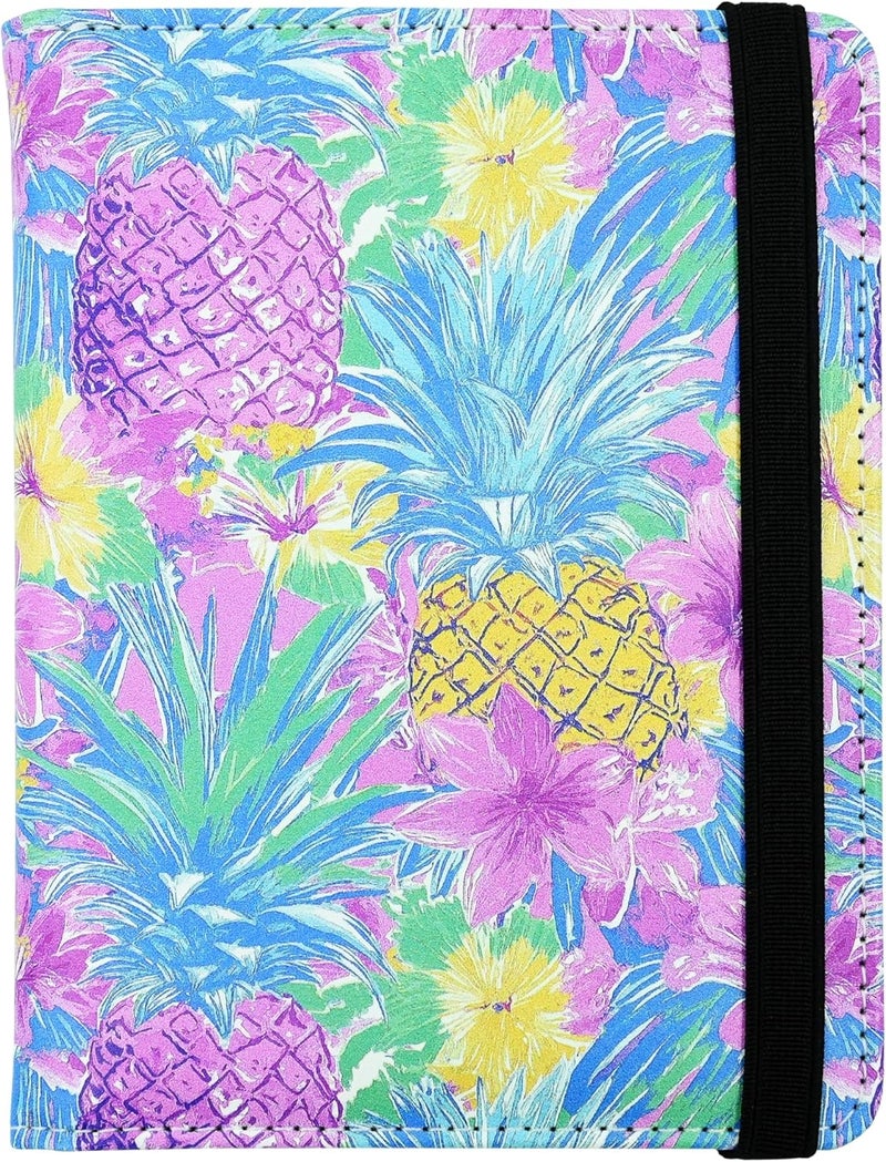 bassyil Tropical Pineapple Passport Holder for Women and Men PU Leather Passport Cover for Travel - Image 1